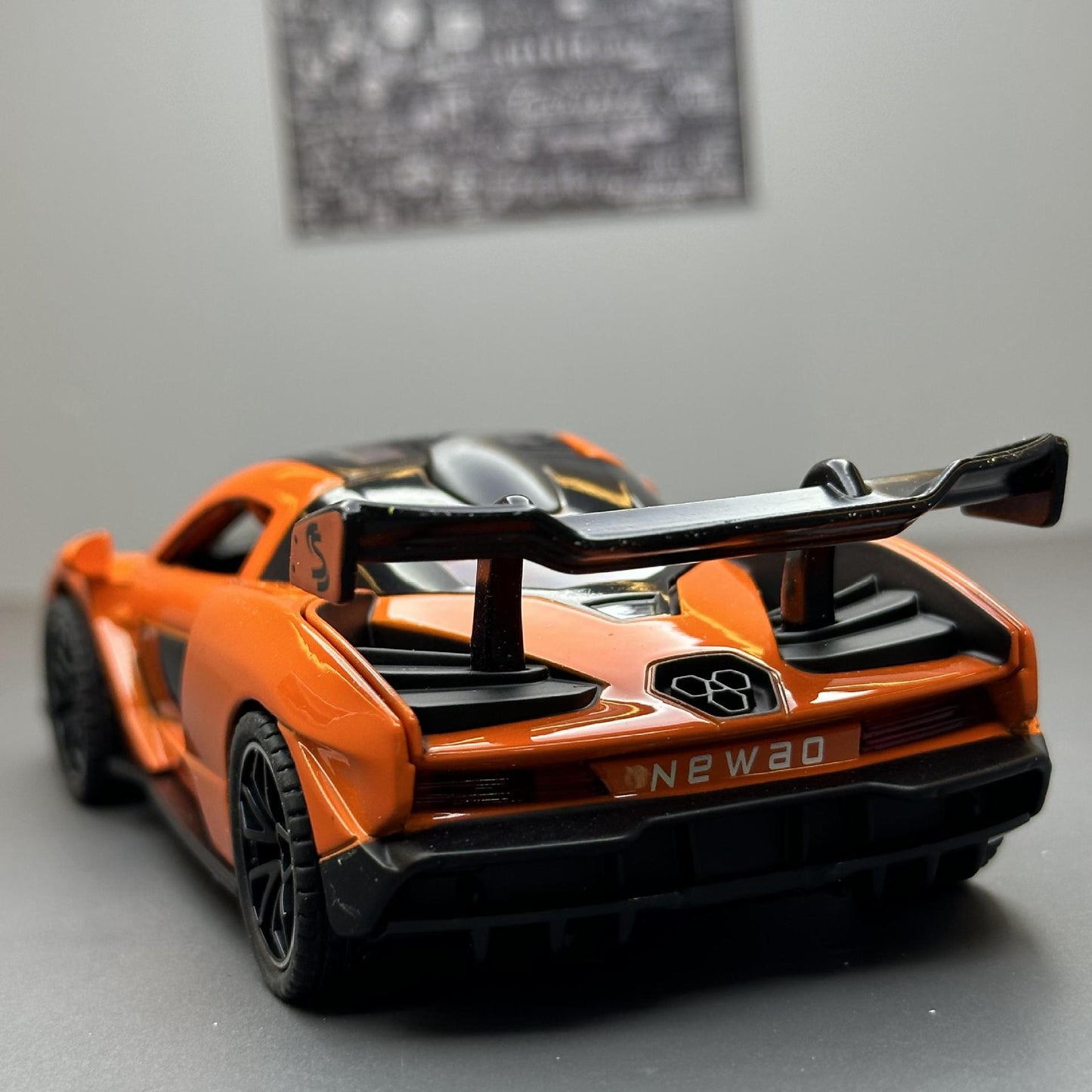 合金車模1:32 McLaren 塞納跑車發聲回力燈光玩具車音樂模型擺件
