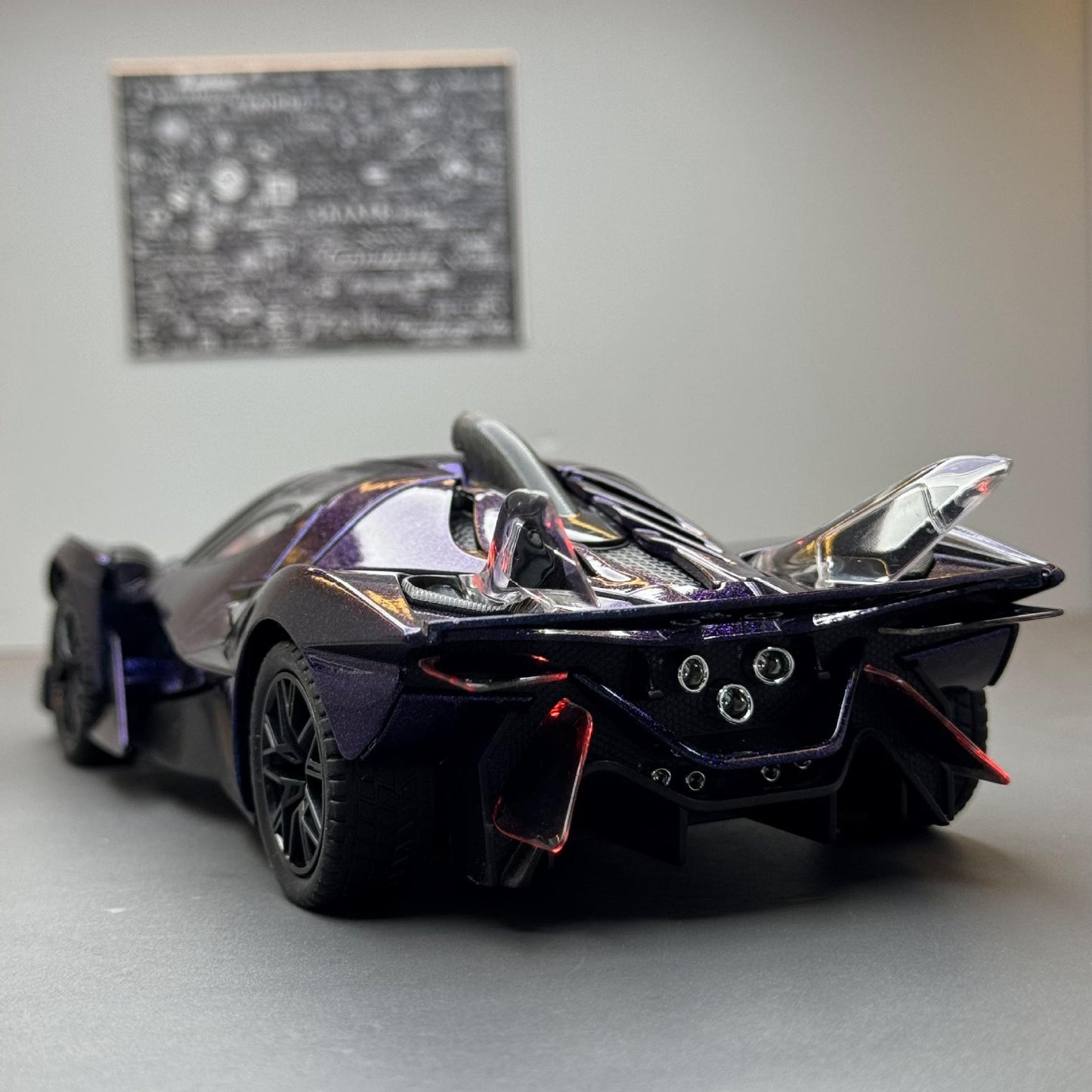 合金車模1比24A pollo EVO跑車聲光回力玩具車音樂模型擺件代發
