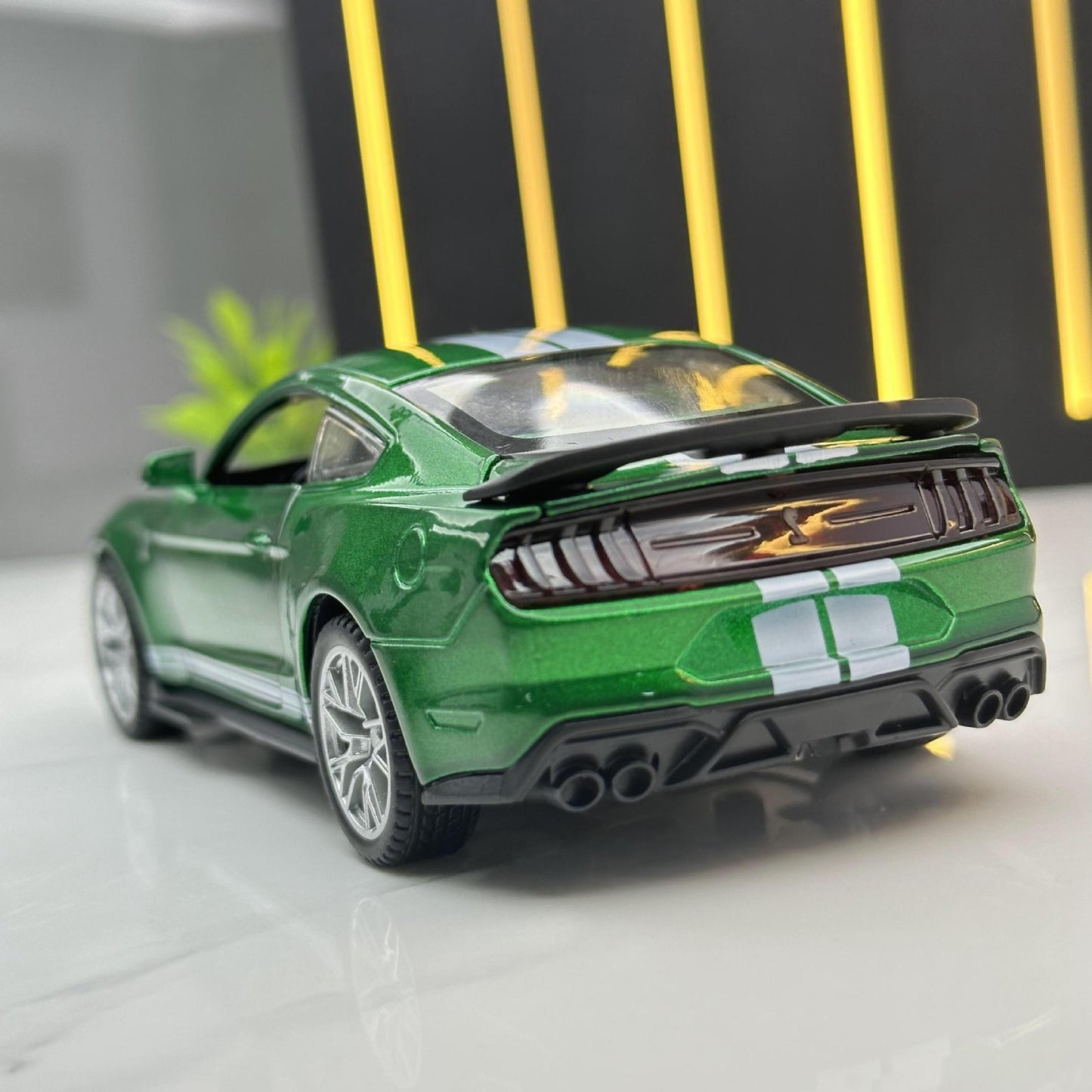 合金車模1:32S helby GT跑車聲光玩具野馬汽車回力模型擺件收藏