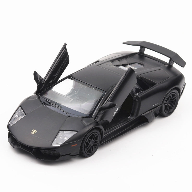 合金車模1:36 Rambo 蝙蝠跑車無帶聲光玩具車回力模型擺件收藏