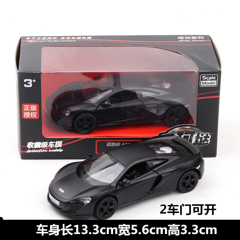 合金車模1:36 Chevrolet Camaro McLaren Bentley玩具跑車回力模型擺件
