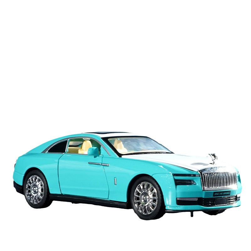 合金車模1:32 Rouse 純電車閃靈聲光回力玩具跑車音樂模型擺件