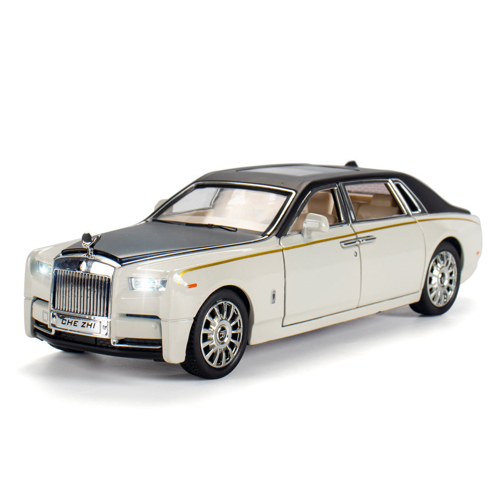 金汽車模型Rolls-royce 1:24卷幻影回拉聲音照明玩具汽車音樂模型裝飾品合集