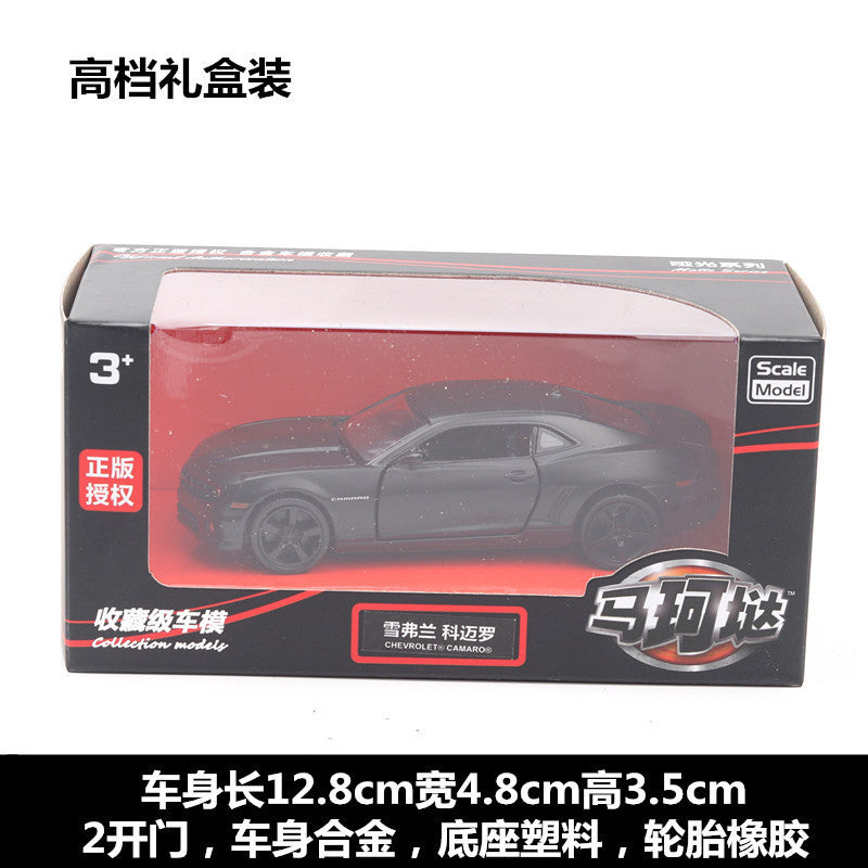 合金車模1:36 Chevrolet Camaro McLaren Bentley玩具跑車回力模型擺件
