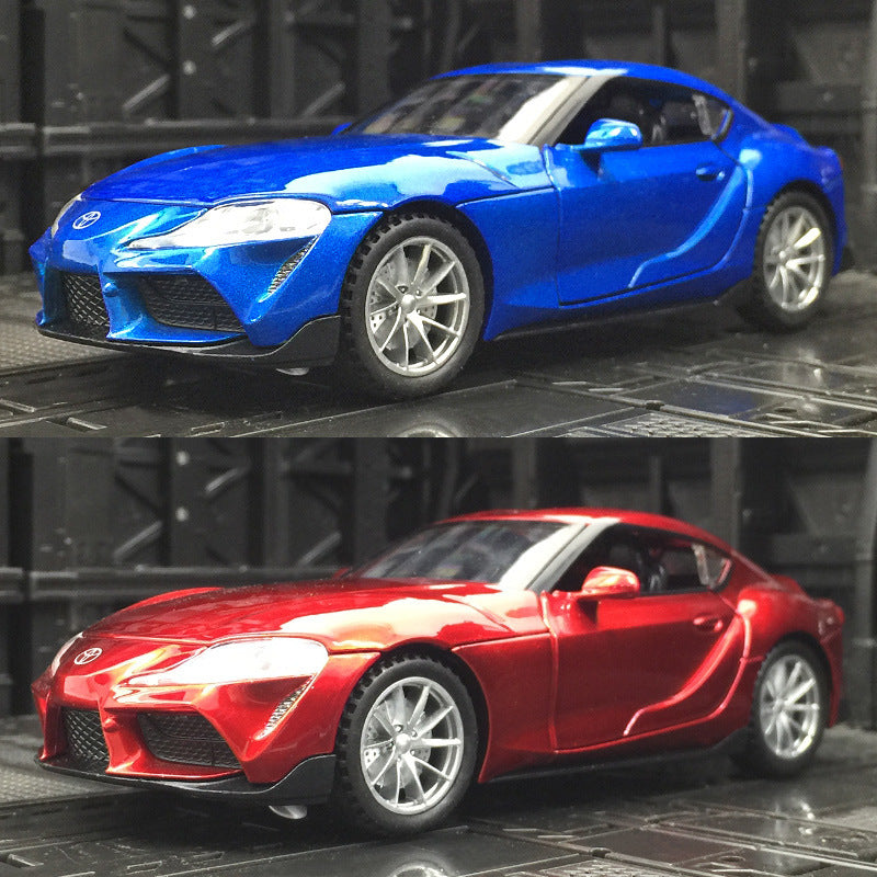 合金車模1:32 Cow 車帶聲光回力玩具車音樂模型擺件收藏
