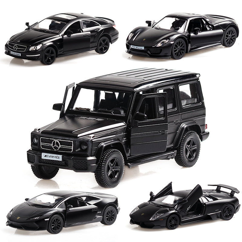 合金車模1:36 Chevrolet Camaro McLaren Bentley玩具跑車回力模型擺件