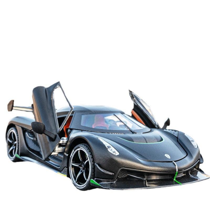 合金汽車模型1:24 Koenigsegg 跑車聲光回力玩具汽車音樂模型裝飾品合集