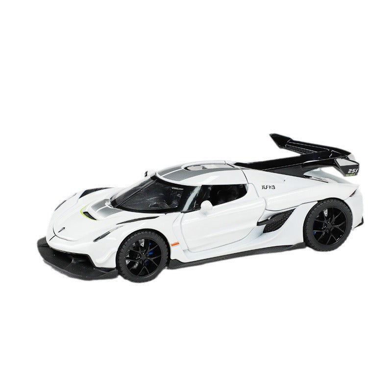合金汽車模型1:32 Koenigsegg 跑車聲光回拉玩具汽車音樂模型裝飾品合集