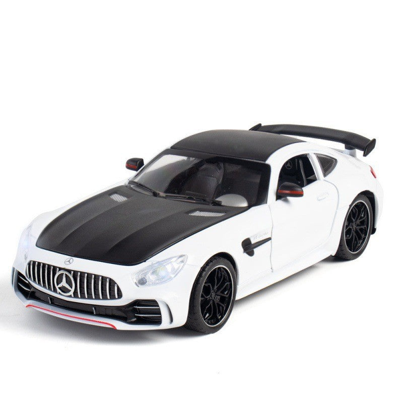 合金汽車模型1:24 Daben GT跑車聲光回拉玩具汽車音樂模型裝飾品批發代批發