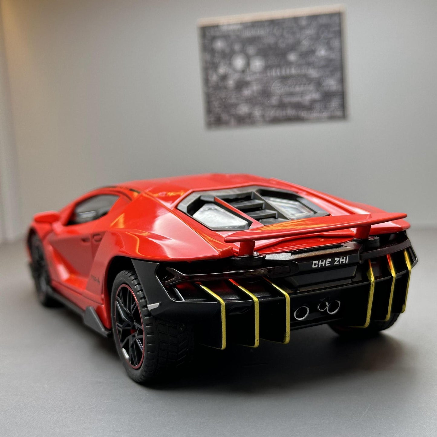 合金車模1:24 Rambo LP770跑車回拉聲光玩具車音樂模型飾品合集