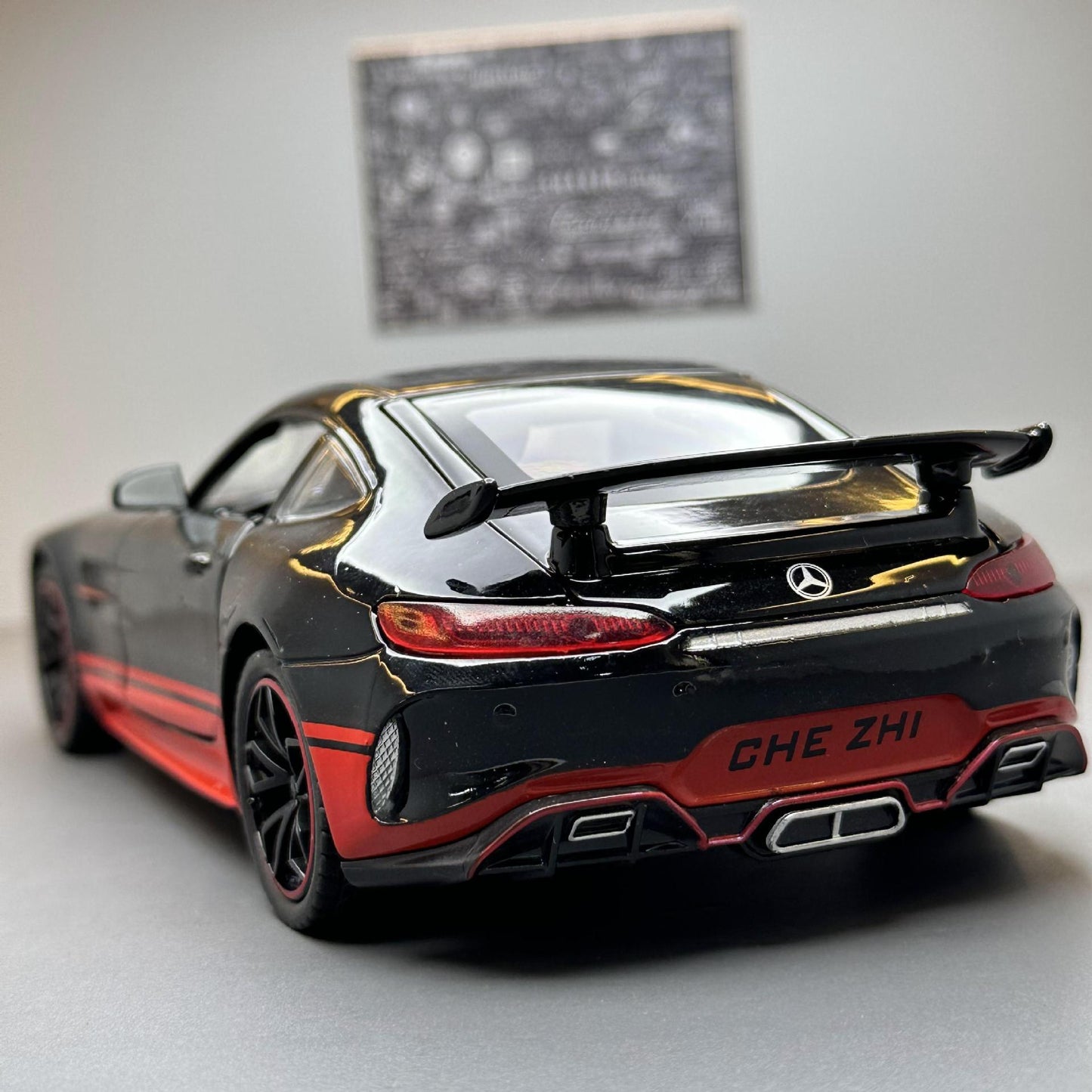 合金汽車模型1:24 Daben GT跑車聲光回拉玩具汽車音樂模型裝飾品批發代批發