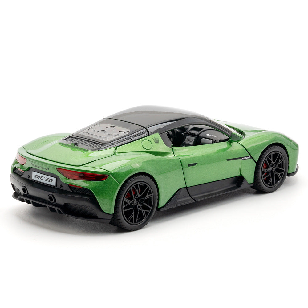 合金 1:24 Ant Sarati MC20 汽車模型回力男孩玩具跑車聲光模型裝飾品合集