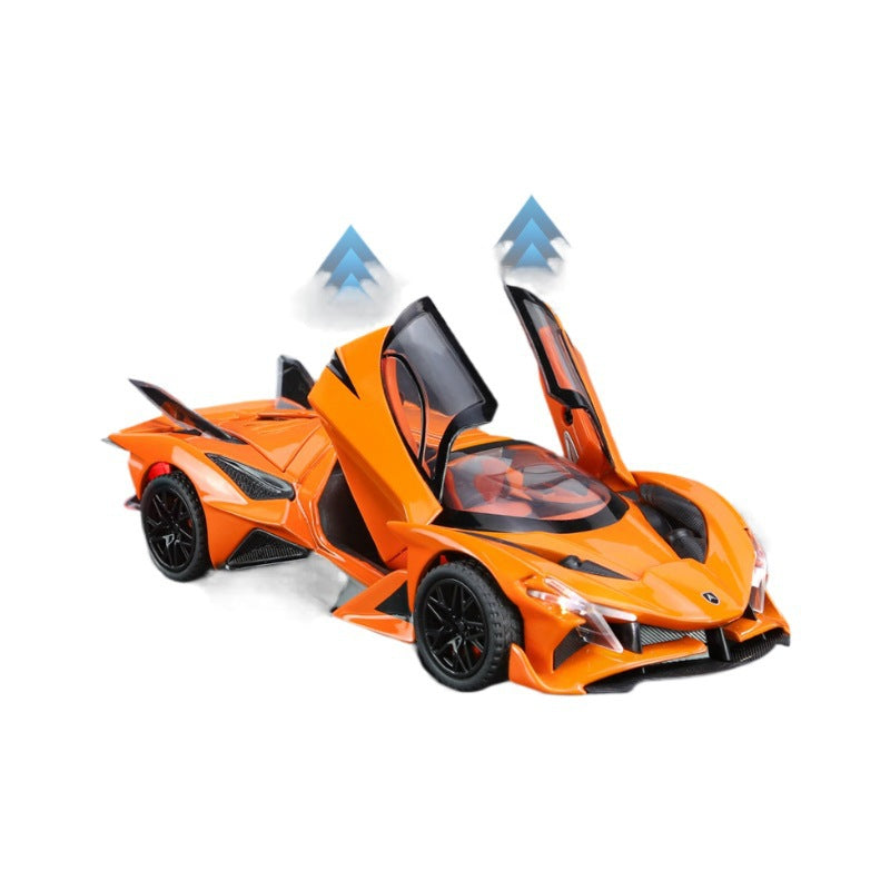 合金汽車模型 1:32 Apollo 跑車與聲光回力玩具汽車音樂模型裝飾品合集
