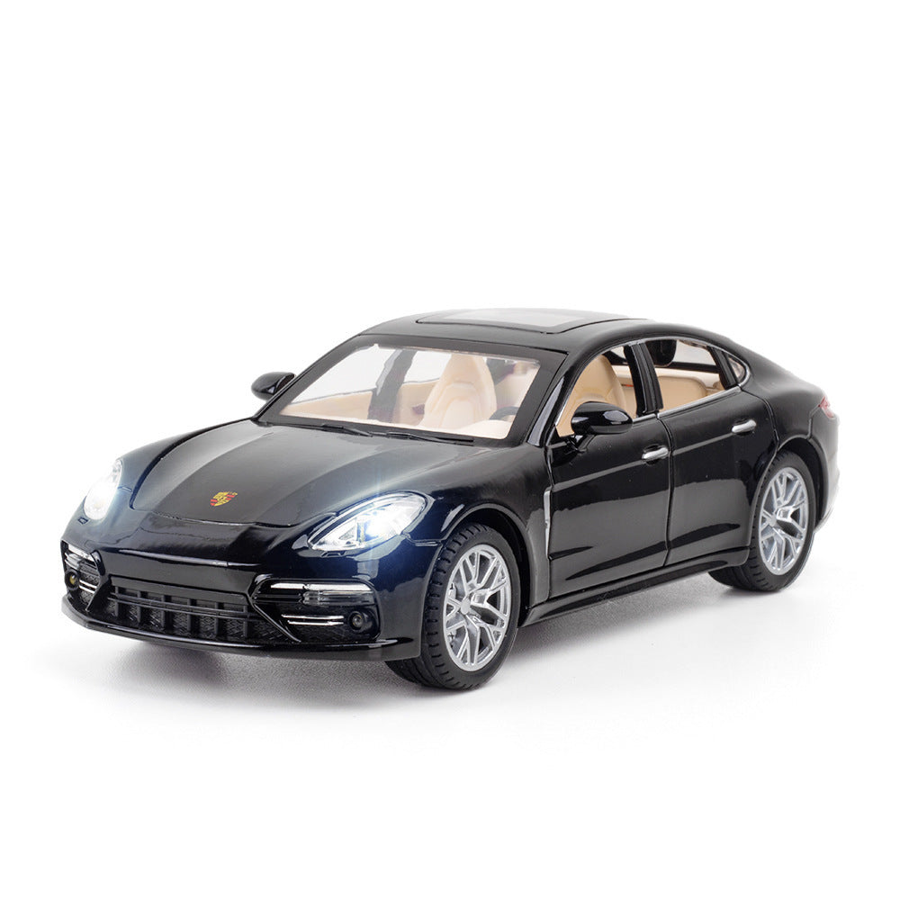 合金車模1:24 Paramela 回力聲光玩具汽車音樂模型擺件收藏代發