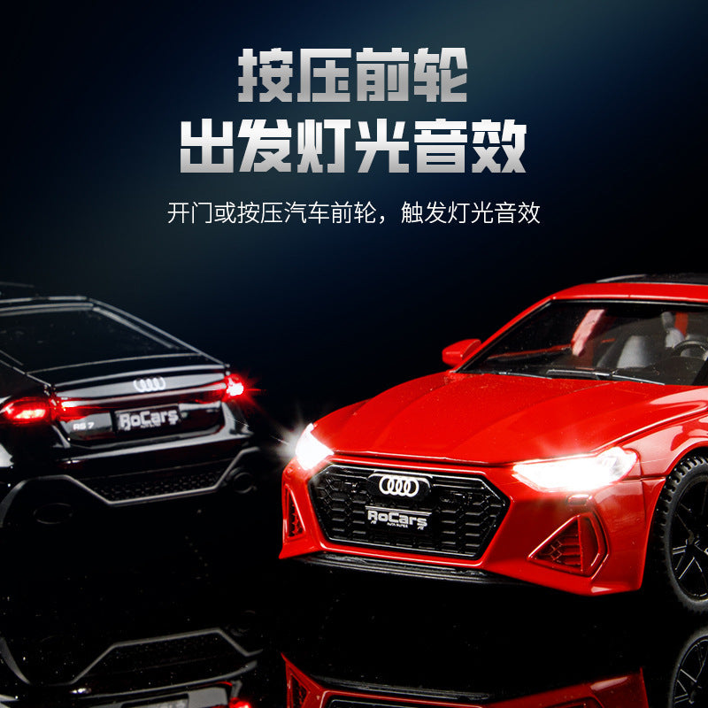 合金車模1比32跑車SUV警車汽車 PMMA 旋轉展示盒模型擺件超市