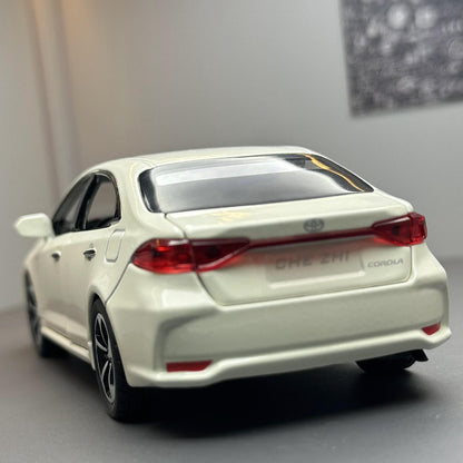 合金車模1：32 Toyota Corolla 聲光回力玩具汽車音樂模型擺件